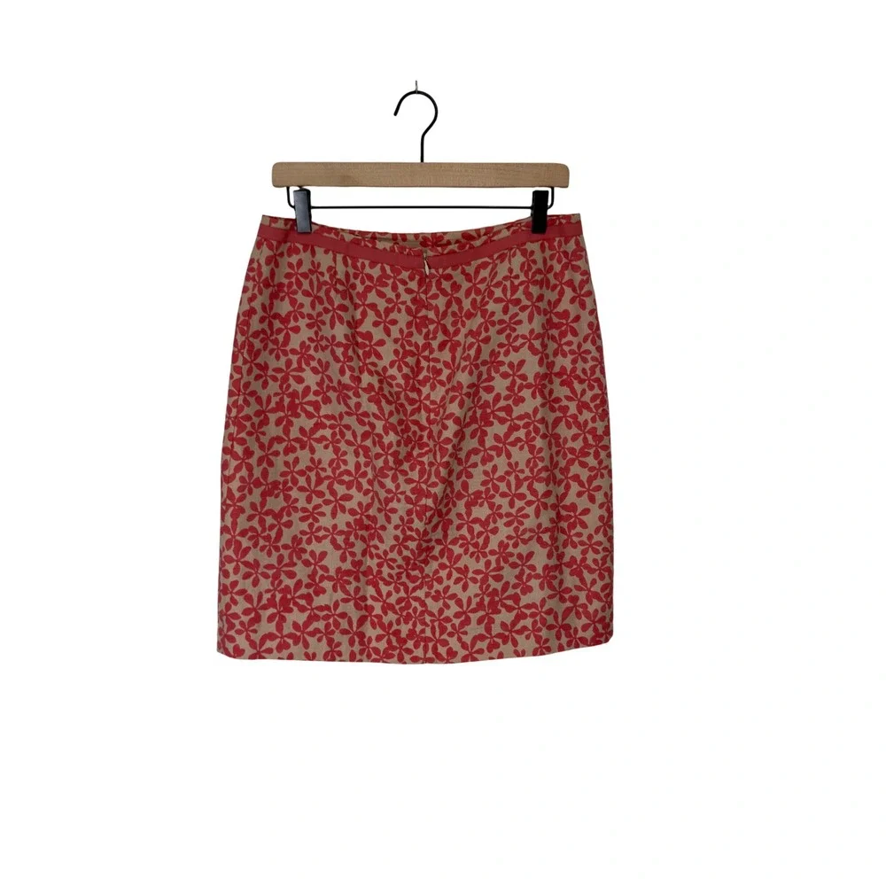 Vintage 2004 J.Crew Floral Pencil‎ Skirt | Preppy Cottagecore Office Wear